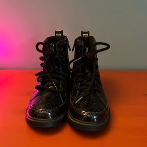 Kids Ugg glitter black boots size 1